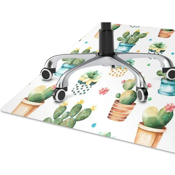 covoras protectie podea cactus pictat