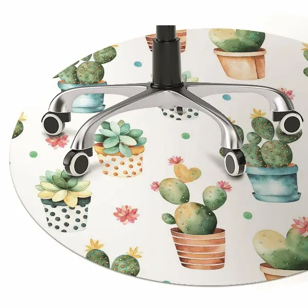 covoras protectie podea cactus pictat