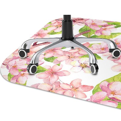 protectie podea scaun birou flori de cireș