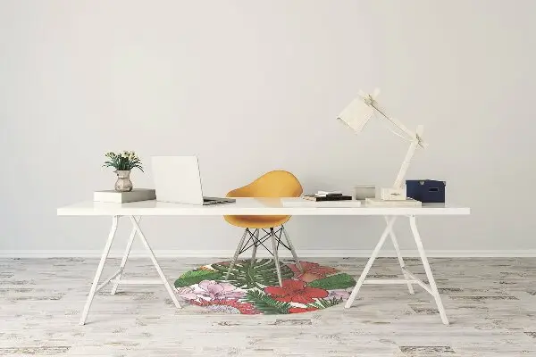 Covorașe pentru scaune flori colorate