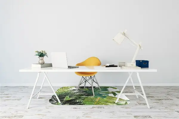 protectie podea scaun frunze tropicale