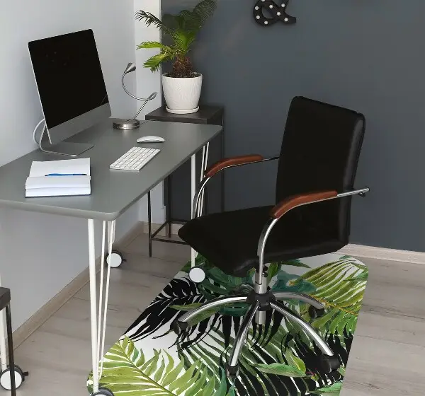protectie podea scaun frunze tropicale