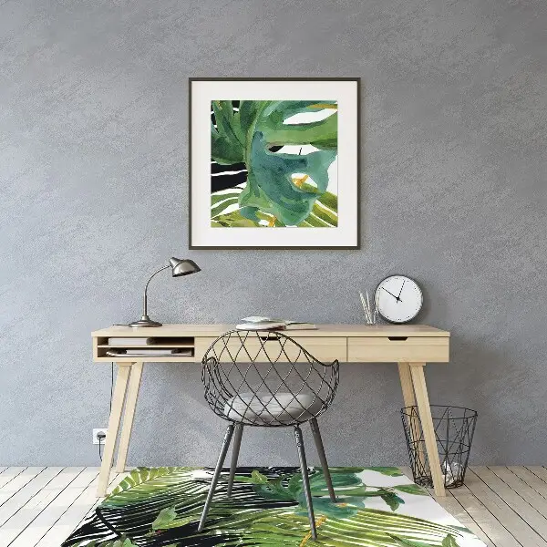 protectie podea scaun frunze tropicale
