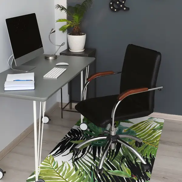 protectie podea scaun frunze tropicale