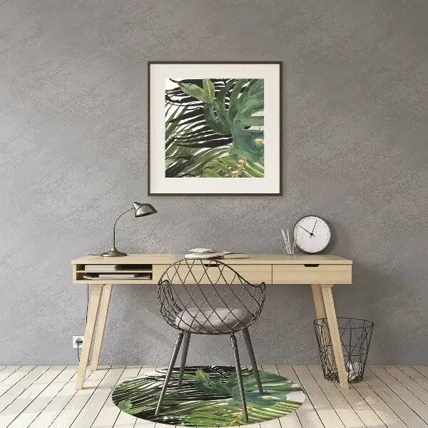 protectie podea scaun frunze tropicale