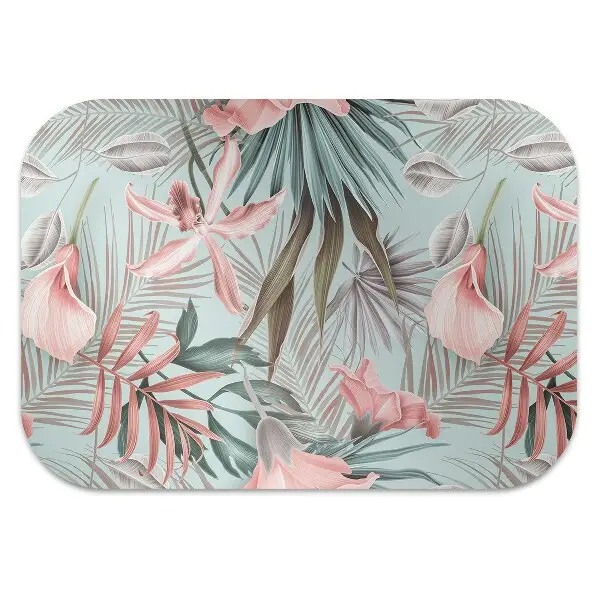 protectie podea scaun flori pastel