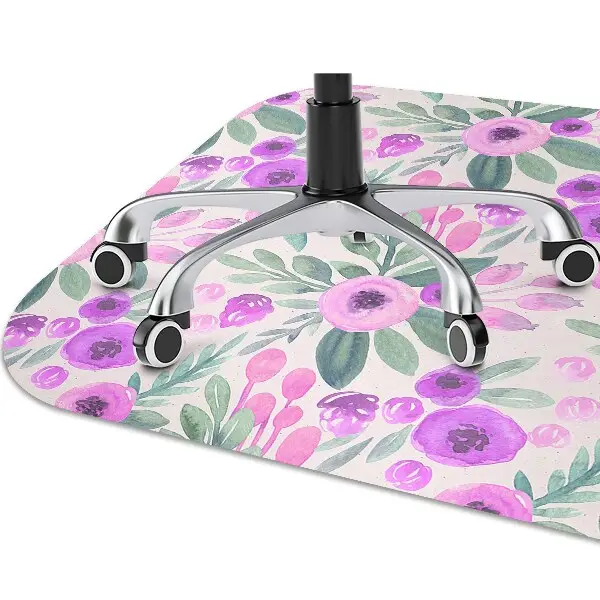 protectie podea scaun birou model floral