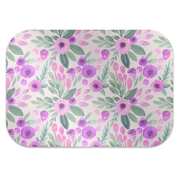protectie podea scaun birou model floral