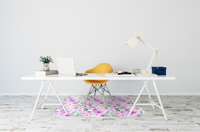 protectie podea scaun birou model floral