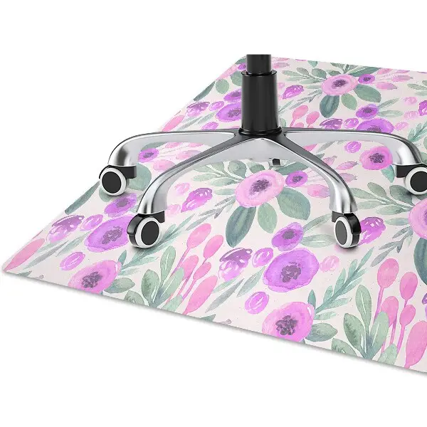 protectie podea scaun birou model floral