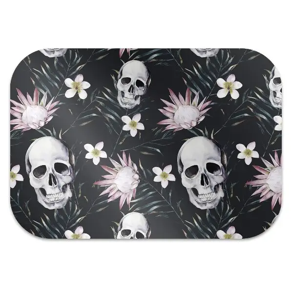 Covoras pentru protectie pardosea Craniu și frunze