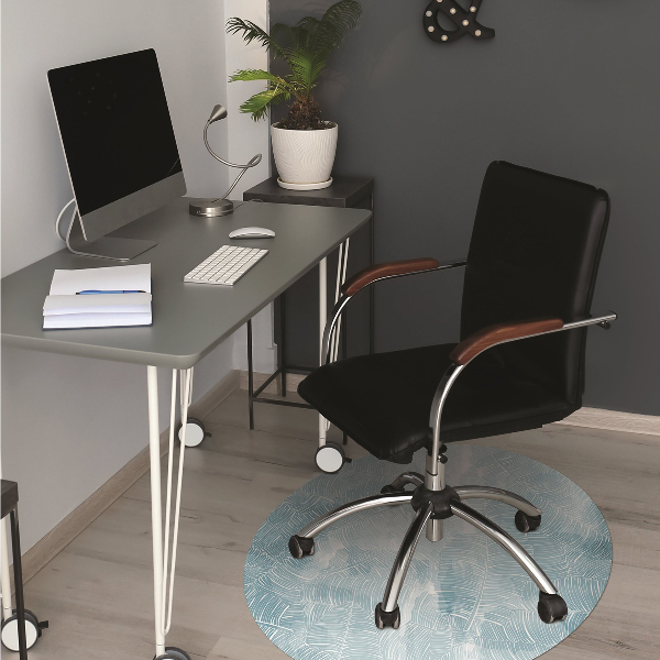 Covoras pentru protectie pardosea model tropical