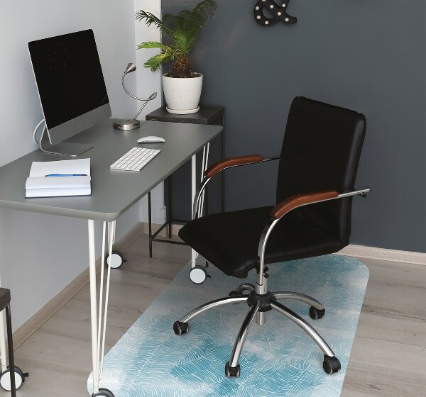 Covoras pentru protectie pardosea model tropical