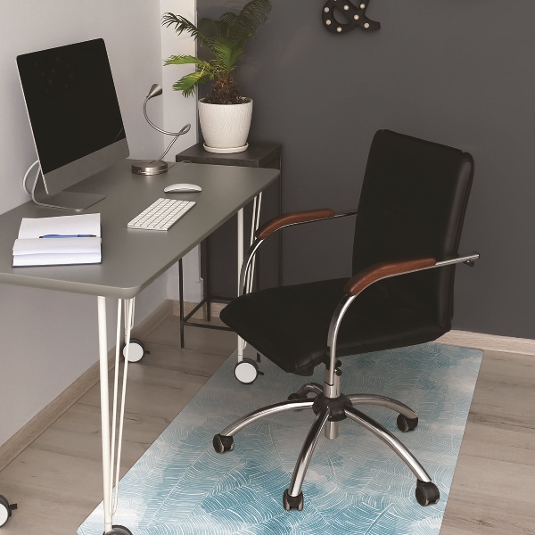 Covoras pentru protectie pardosea model tropical