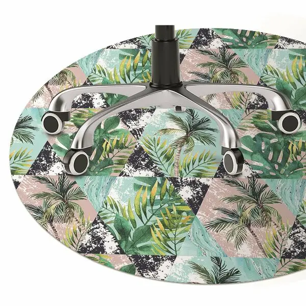 protectie podea scaun birou model de palmier