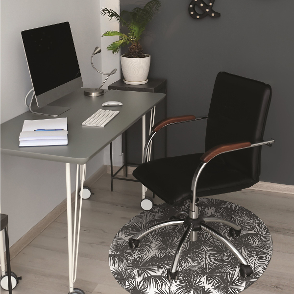 Covoras pentru protectie pardosea palmier negru