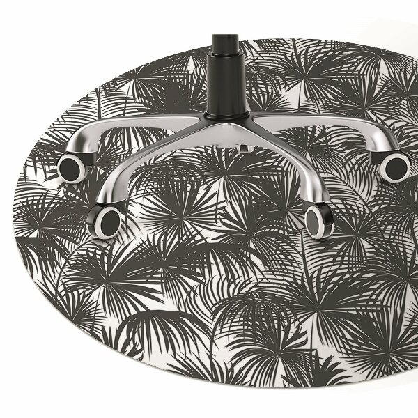 Covoras pentru protectie pardosea palmier negru