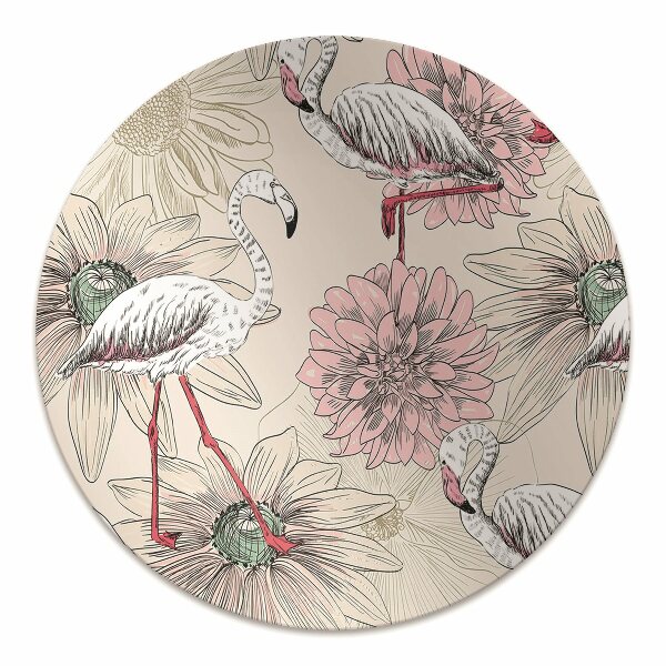 protectie podea scaun flamingo roz