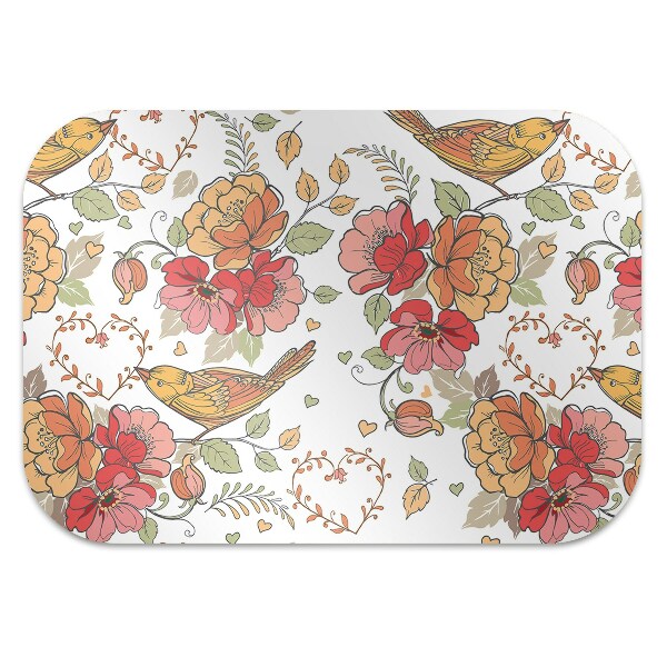covoras protectie podea păsări ornament