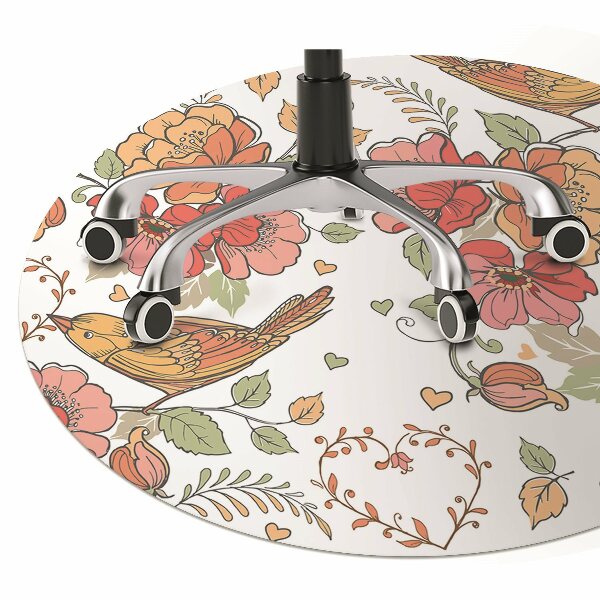 covoras protectie podea păsări ornament