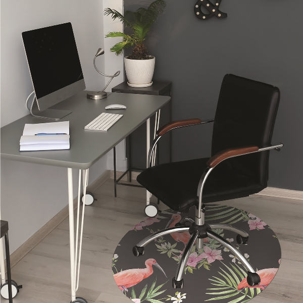 Covoras pentru protectie pardosea flamingo negru