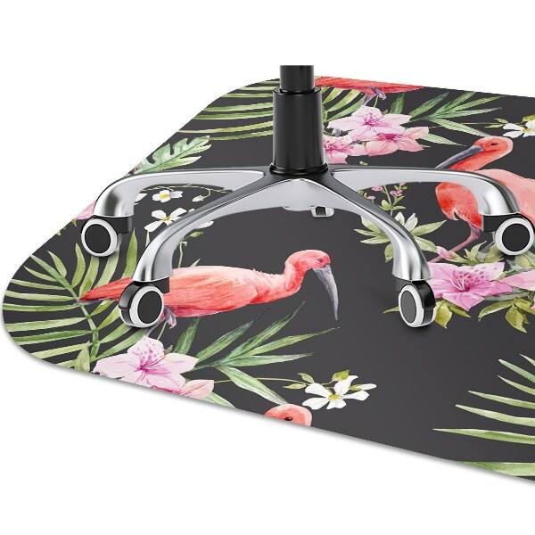 Covoras pentru protectie pardosea flamingo negru
