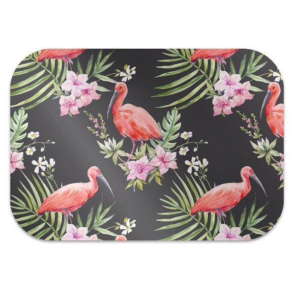 Covoras pentru protectie pardosea flamingo negru