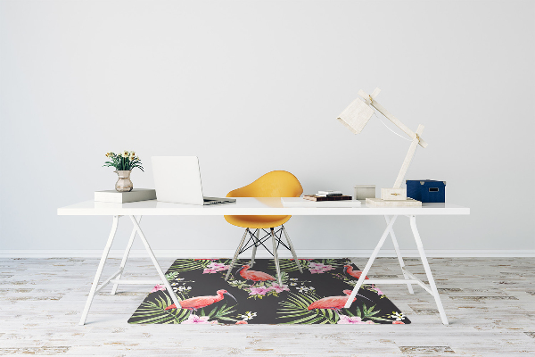 Covoras pentru protectie pardosea flamingo negru