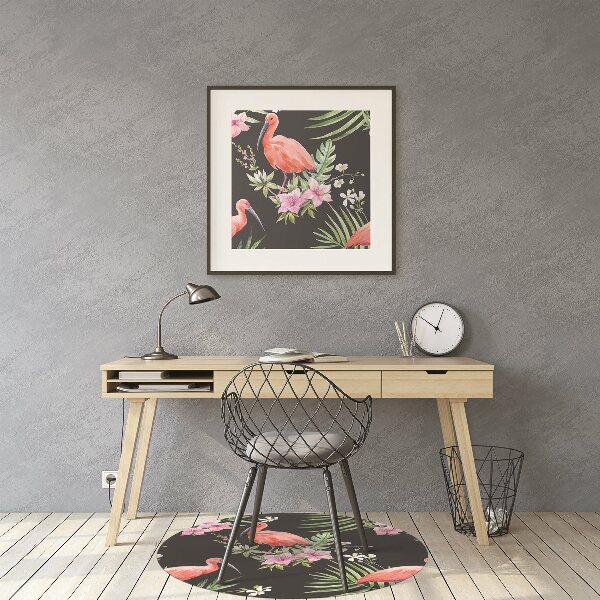 Covoras pentru protectie pardosea flamingo negru