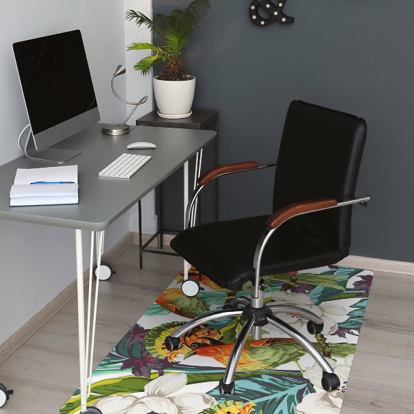protectie podea birou păsări exotice