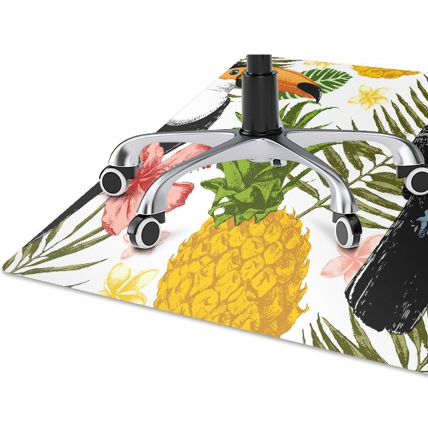 Covorașe pentru scaune Toucan și ananas