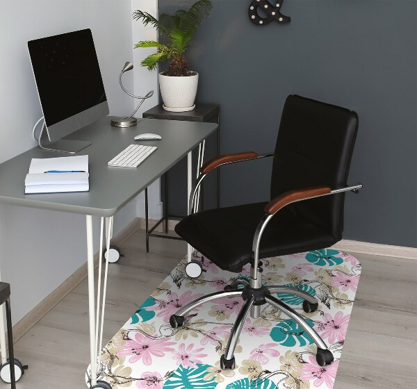 protectie podea scaun flamingo pictate