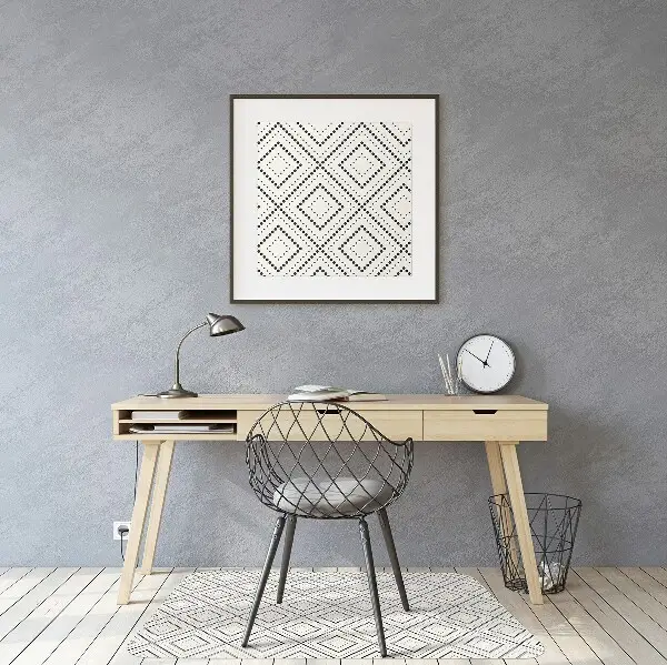 Covorașe pentru scaune model geometric