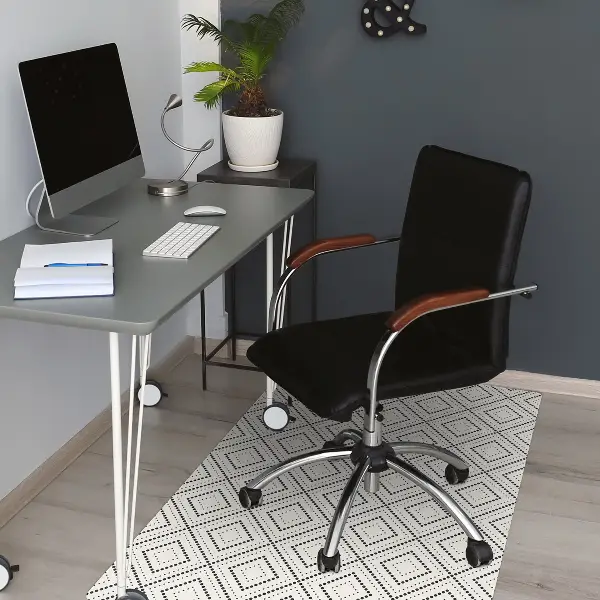 Covorașe pentru scaune model geometric