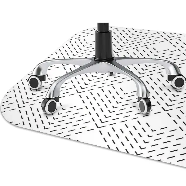 protectie podea birou model geometric
