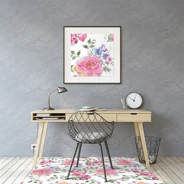 Covoras pentru protectie pardosea stil vintage Roses