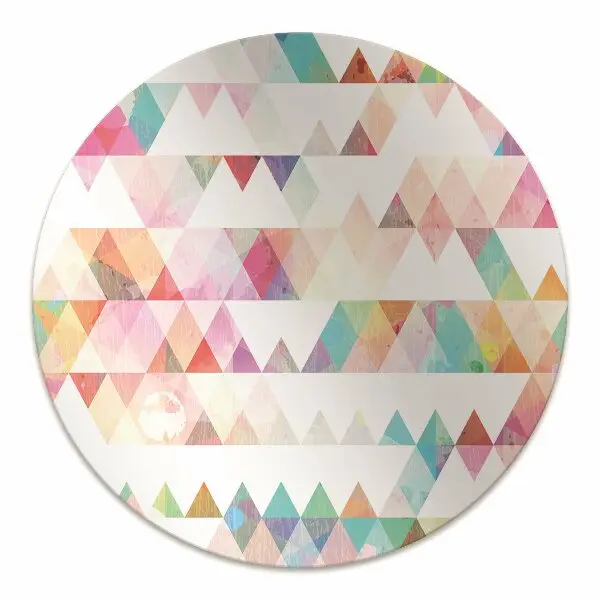 Covoras pentru protectie pardosea geometria Rainbow