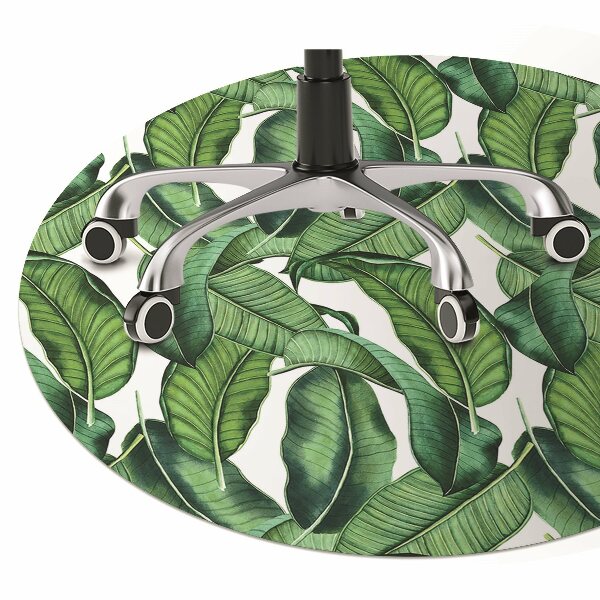 protectie podea birou frunze botanice