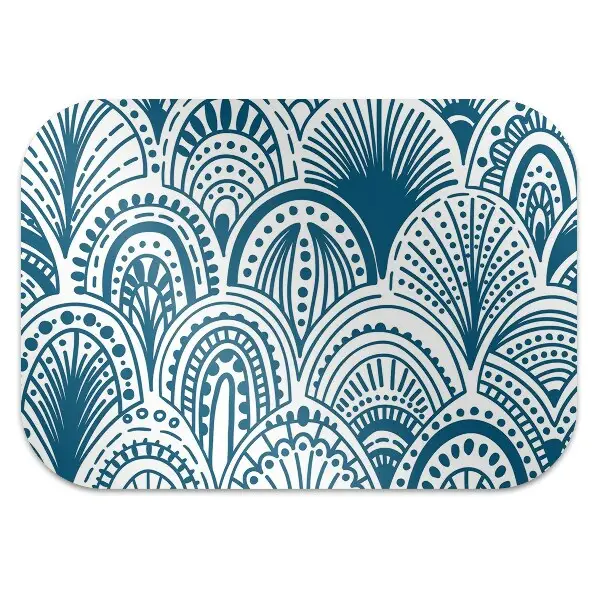 Covoras pentru protectie pardosea abstractizare boho