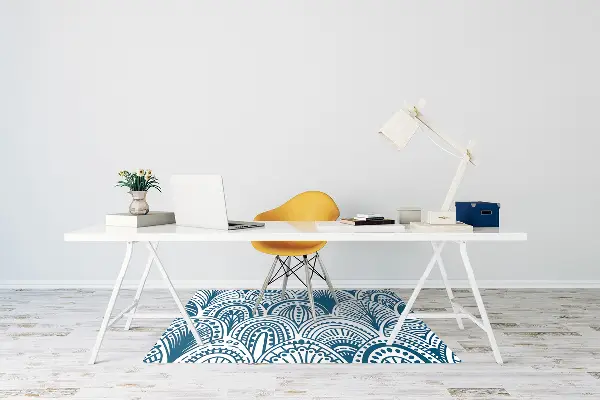 Covoras pentru protectie pardosea abstractizare boho