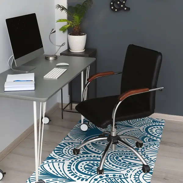 Covoras pentru protectie pardosea abstractizare boho