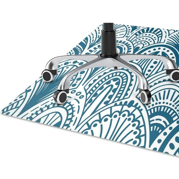 Covoras pentru protectie pardosea abstractizare boho