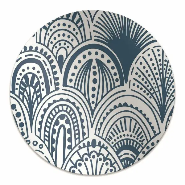 Covoras pentru protectie pardosea abstractizare boho