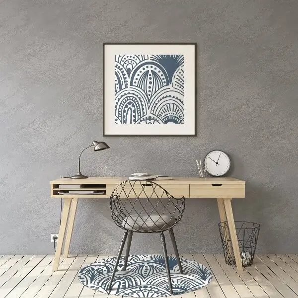 Covoras pentru protectie pardosea abstractizare boho