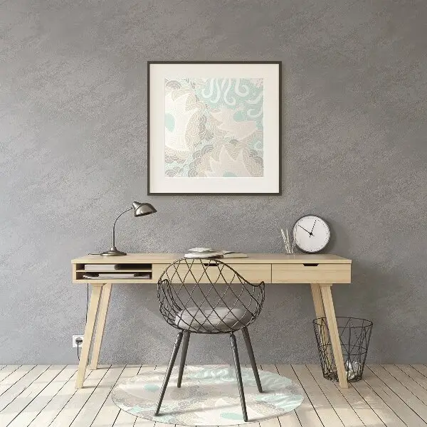 Covorașe pentru scaune flori pastel