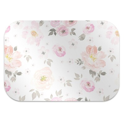 protectie podea birou model floral