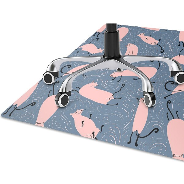 protectie podea scaun pisici de desene animate