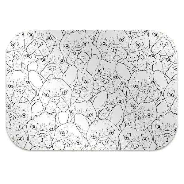 protectie podea birou câine Bulldog