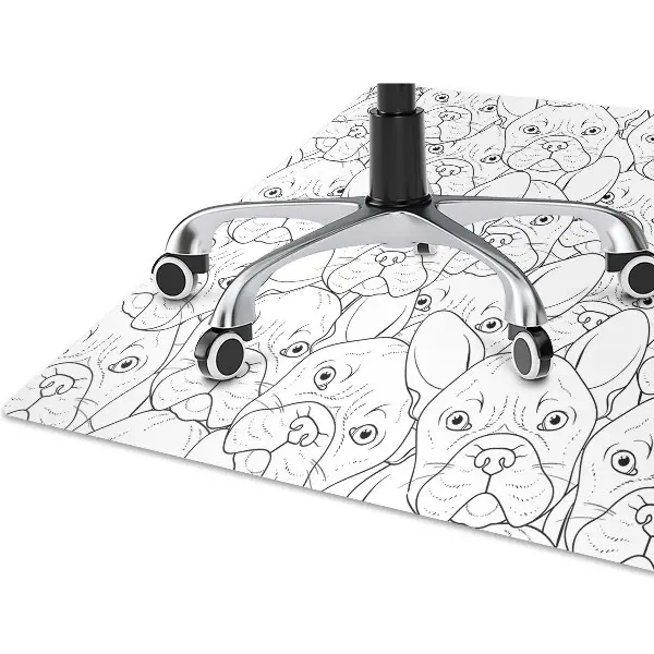 protectie podea birou câine Bulldog