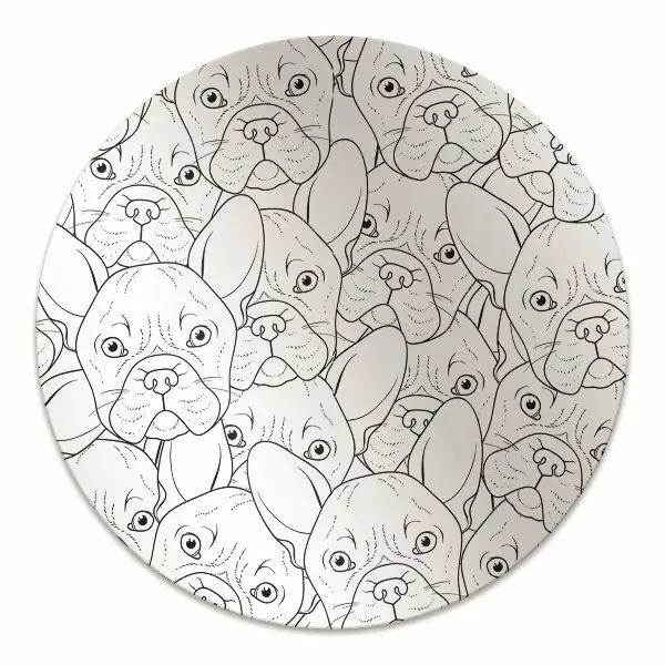 protectie podea birou câine Bulldog